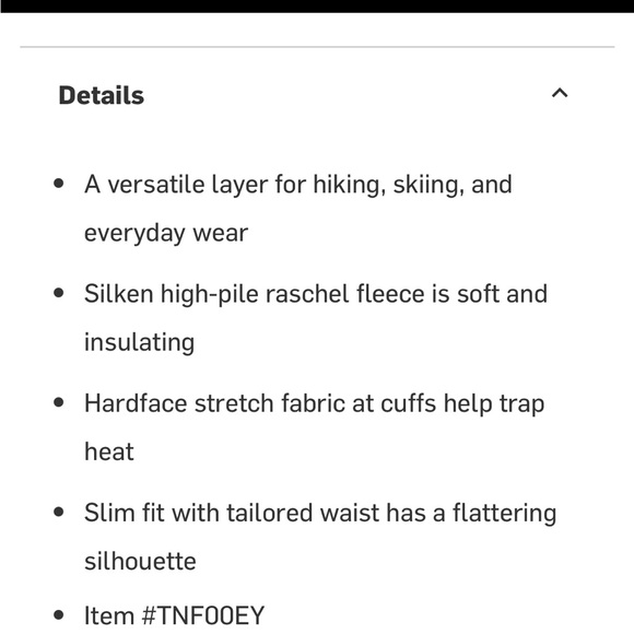 The North Face Osito 2 Fleece Jacket Coat Dark Green - Picture 7 of 8